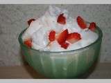 Ile fottante aux fraises thermomix