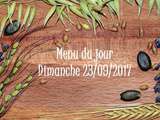 Menu du jour - Dimanche 24/09/2017