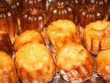 Mini canneles chorizo comte