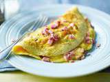 Omelette jambon emmental