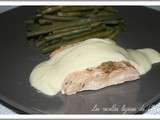 Pave de saumon sauce creme citron et haricots vert thermomix