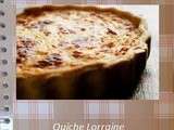 Quiche lorraine, nouvelle version