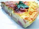 Quiche sans pate jambon fromage fondant