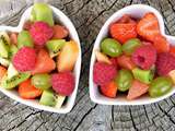 Salade de fruits d'été au thé vert