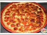 Tarte tomates cerises et mozzarella