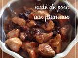 Sauté de porc aux pruneaux