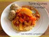 Tajine de légumes à l'orientale