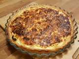 Tarte aux poireaux saumon fumé pâte feuilletée