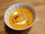 Velouté courge butternut poivron rouge au thermomix