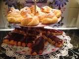 Choux e Eclaires Recheados com Creme Pasteleiro / Choux et Éclaires Fourrée a la Crème Pâtissière