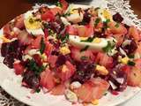 Salada de Beterraba, Batatas e Ovo / Salade de Betteraves, Pommes de terres et Oeufs