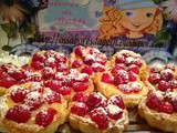 Tartelettes Lemon Curd et Framboises / Tarteletes de Lemon Curd e Framboesas