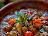 Tajine de kefta (boulettes de viande)