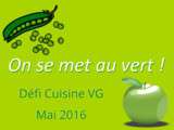 Défis on se met au vert - cuisine vg