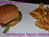 Hamburger façon milanaise