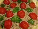 Tarte aux tomates farcies au vert