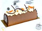 Bûche Noisette Mandarine