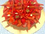 Tarte Rhubarbe Fraise et Amande