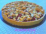 Tarte streusel Pommes-Framboises