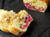 Cake citron, framboises et pavot