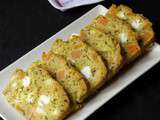 Cake patate douce, feta et cumin