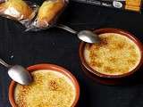 Fausse crème brûlée à la madeleine