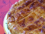 Galette des rois pommes, rhum et frangipane