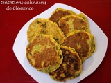 Galettes de lentilles corail au curry et à la coriandre