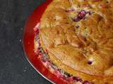 Gâteaux fruits rouges, ganache au chocolat