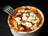 Gratin d'aubergines, tomate et feta