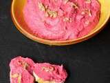 Houmous tout rose de Pascale Weeks pour fêter les 10 ans de son blog