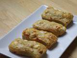 Mini-cakes au pesto, tomates confites, feta et pignons