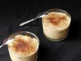 Verrine de mousse de café façon tiramisu