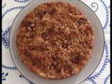 Gâteau crumble pomme-chocolat #IGmodéré