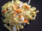 Tagliatelle au surimi