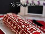 Buche de noel aux marrons: ugly sweater cake