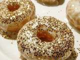 Donuts a la banane de noel en paillettes