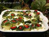 Gratin de courgettes aux tomates confites