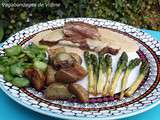 Onglet de veau et légumes printanniers