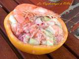 Pamplemousses farcis aux crevettes