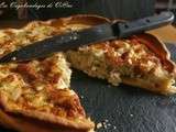 Quiche poulet-poire-roquefort