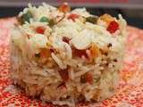 Riz basmati au safran et fruits confits