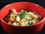 Salade de couscous aux carottes et aux pois gourmands