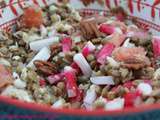 Salade de lentilles au haddock, radis et pamplemousse