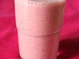 Smoothie orange-banane-cerise