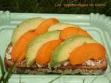 Tartines avocat-abricot