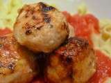 Boulettes de poulet au ketchup