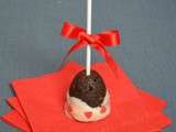 Cakes pops au gingembre pour la St Valentin