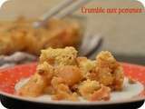 Crumble aux pommes