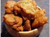 Pakoras (beignets) de crevettes